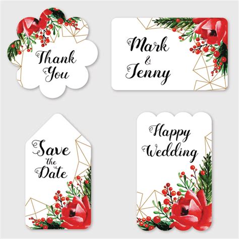 Digital Personalized Wedding Favor Stickers, Wedding Stickers, Stickers Favor for Wedding ...