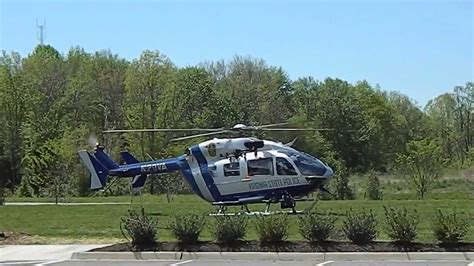 Virginia State Police Helicopter take off - YouTube