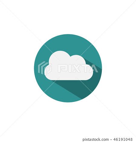 Simple cloud logo icon design template vector - Stock Illustration [46191048] - PIXTA