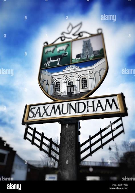 Saxmundham Suffolk Stock Photo - Alamy