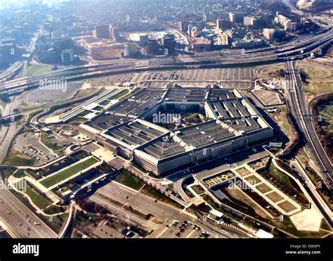 Aerial shot of the Pentagon Stock Photo - Alamy