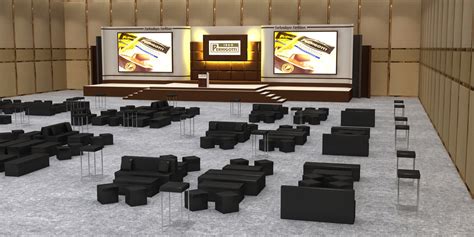 Stage Seating Arrangement 3D - TurboSquid 1551589