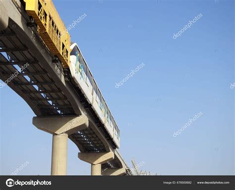 Cairo Egypt September 2023 Installation Egypt Monorail Vehicle Its Track – Stock Editorial Photo ...