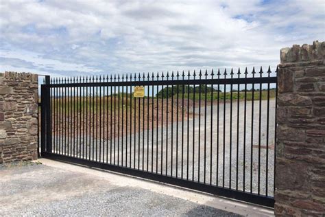 Wrought Iron Sliding Gates - Bernard Spillane Engineering