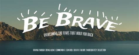 Be Brave – Church Sermon Series Ideas