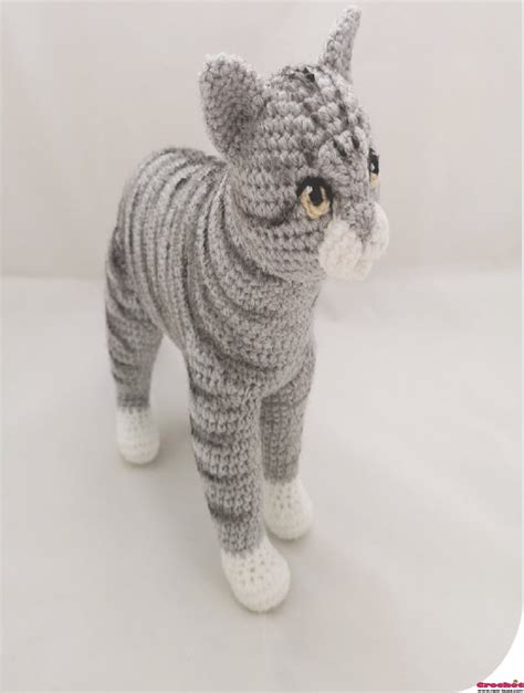 realistic cat - crochet pattern - free crochet tutorial