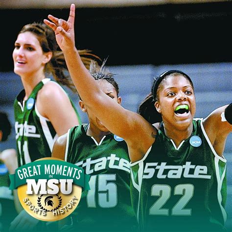 Great Moments in MSU sports history: 2009 women's basketball team ...