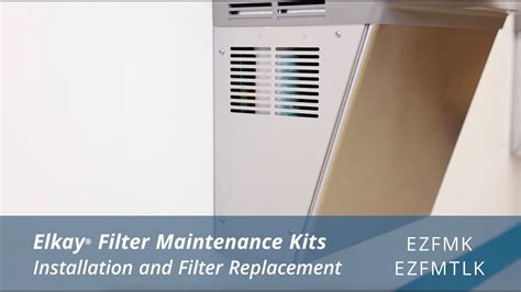 Elkay® Filter Maintenance Kits Installation and Filter Replacement - EZFMK & EZFMTLK - YouTube