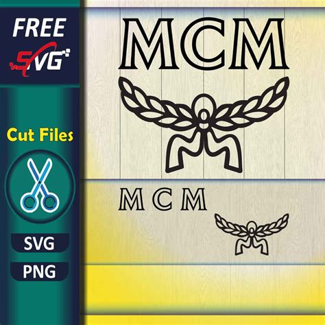 MCM Logo SVG Free, Cut files for Cricut