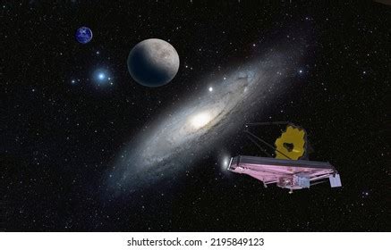 James Webb Space Telescope Space Andromeda Stock Photo 2195849123 ...