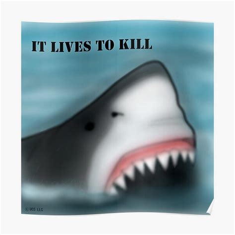 "JAWS Fan Art" Poster for Sale by Budibabe | Redbubble