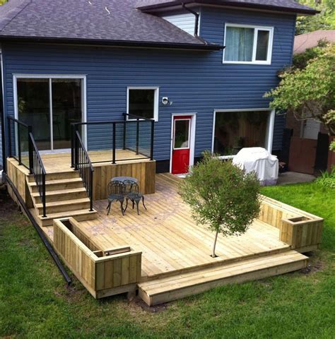 Back steps- have the small porch but then a brick patio instead of the ...