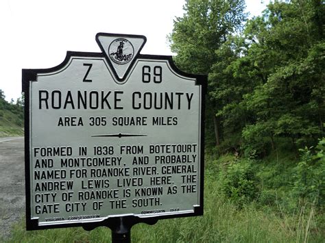 Roanoke virginia | Descripción Roanoke County Virginia state historical marker.JPG | Virginia ...