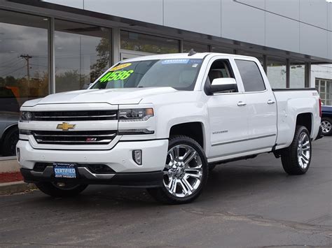 Certified Pre-Owned 2016 Chevrolet Silverado 1500 LTZ Crew Cab Pickup in Glen Ellyn #29516 ...