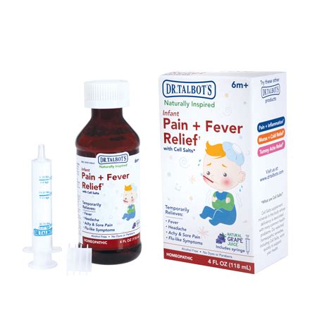 Dr. Talbot's Homeopathic Infant Pain and Fever Relief with Cell Salts, 4 fl oz - Walmart.com