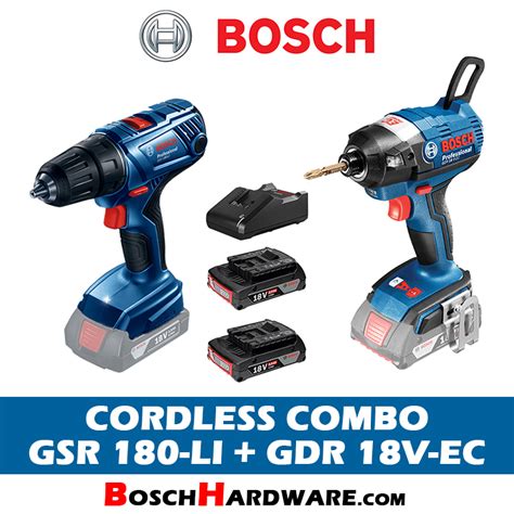 Bosch GSR 180-Li Cordless Drill GDR 18V-EC Impact Driver Malaysia ...