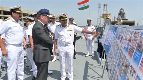 IN PHOTOS: German Defence Minister visits Western Naval Command headquarters