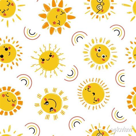 Cute Yellow Pattern Wallpaper