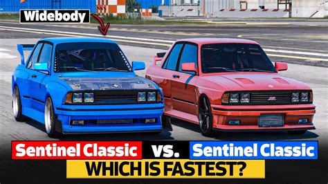 GTA 5 Online: SENTINEL CLASSIC VS SENTINEL CLASSIC WIDEBODY (WHICH IS ...