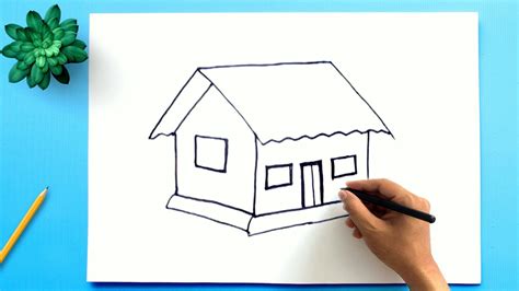 Easy Drawing Colouring House Each artist gives tips about materials ...