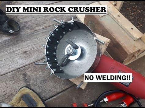 DIY Mini Rock Crusher (No Welding!) - YouTube