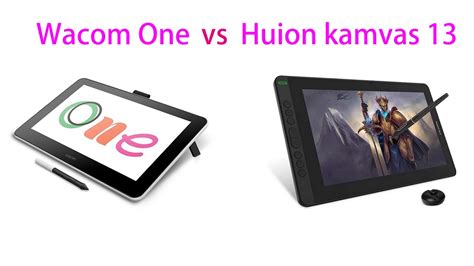 Wacom One Display vs Huion Kamvas 13 Review & Comparison - pctechtest