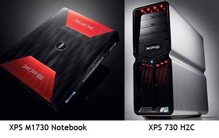 Dell XPS M1730 Notebook and XPS 730 H2C Gaming Desktop introduced in ...