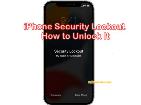 iPhone Security Lockout How to Unlock It [2023 Updated] - SoftwareDive.com