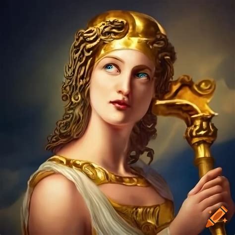 The birth of athena in greek mythology on Craiyon