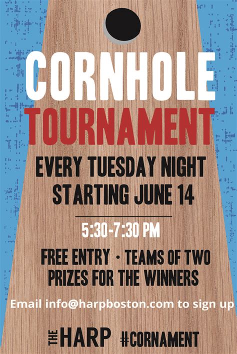 Cornhole Tournaments at The Harp [08/09/16]