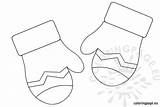 Gloves And Mittens Coloring Pages Sketch Page sketch template