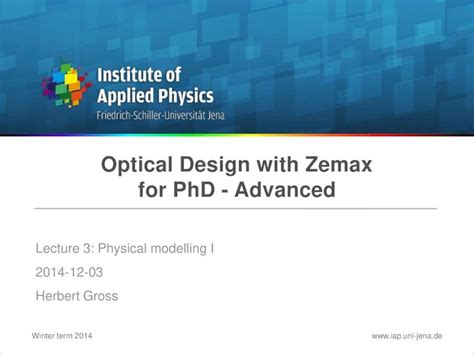 (PDF) Optical Design with Zemax for PhD - AdvancedOptical... · Optical Design with Zemax for PhD ...