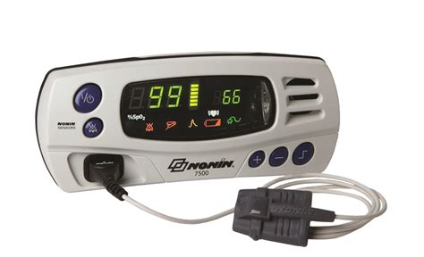 Nonin 7500 Portable Tabletop Pulse Oximeter | Blood Oxygen Saturation ...