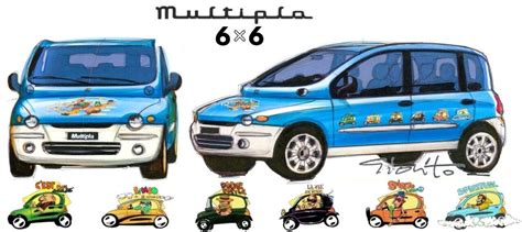 Fiat Multipla '6x6' will debut at Milano AutoClassica 2023 - ClubAlfa.it Global