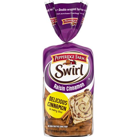 Pepperidge Farm Swirl Raisin Cinnamon Bread - Shop Bread at H-E-B