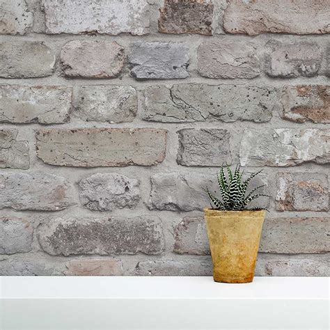 Rustic Brick by Albany - Neutral - Wallpaper : Wallpaper Direct