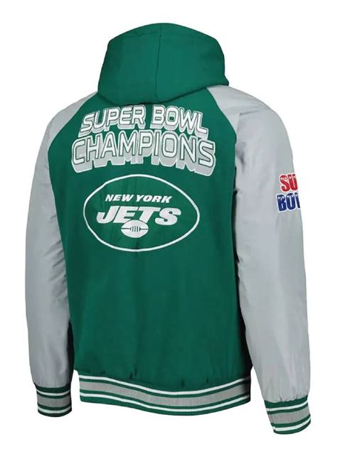 New York Jets Green Hooded Varsity Jacket | RockStar Jacket