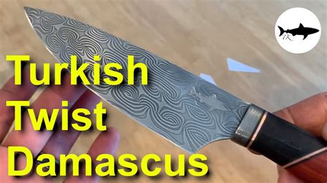 Forge a Chef Knife with Turkish Twist Damascus - YouTube