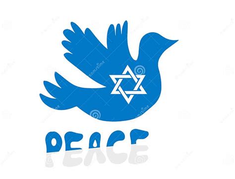 Israel Peace Symbol - Stay with Israel. Support, Pray. Vector Illustration. Stock Illustration ...