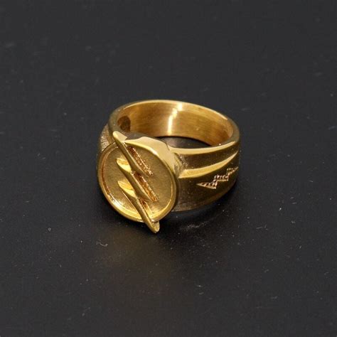 The Flash Inspired Ring Superhero Ring Flash Cosplay Reverse - Etsy