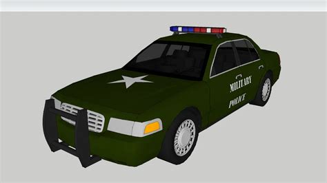 Military police crown vic | 3D Warehouse