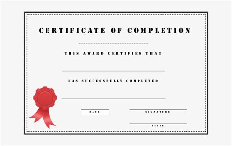 Certificate Of Completion Templates Free Download