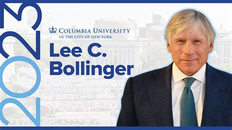 President Bollinger Gives His Final Commencement Address at Columbia University - YouTube