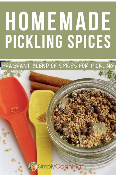 Pickling Spice Recipe for Free from SimplyCanning.com. Get Inspired ...