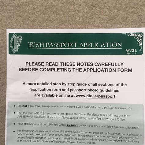 Irish Passport Application Form Australia - PassportApplicationForm.net