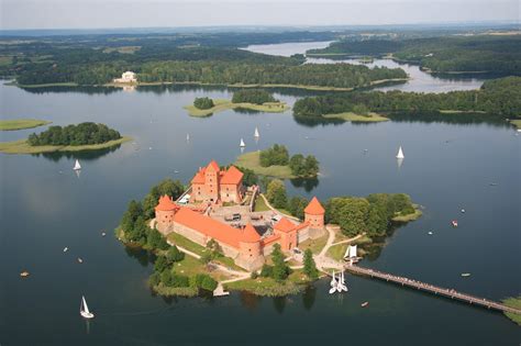 Fairytale Buildings at Trakai Castle, Lithuania