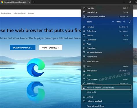 Internet Explorer Mode In Microsoft Edge How To Enable Or Disable It | droidwin