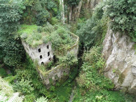 Abandoned 19th-century mill, Sorrento, Italy