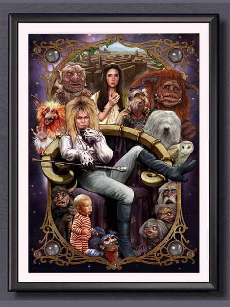 Labyrinth - David Bowie - A3 Art Print Only - Evil Eye Art