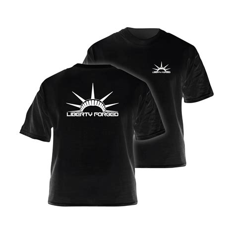 Logo Back Black Shirt » Liberty Forged